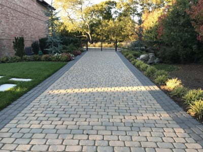 Portsmouth Paving Contractors Laying Cobblestones in Portsmouth